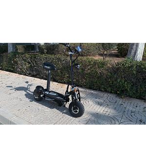 Patinete-scooter eléctrico plegable con motor de 36V Y 800W ECOXTREM, color negro - ROCK-08/X/BLACK